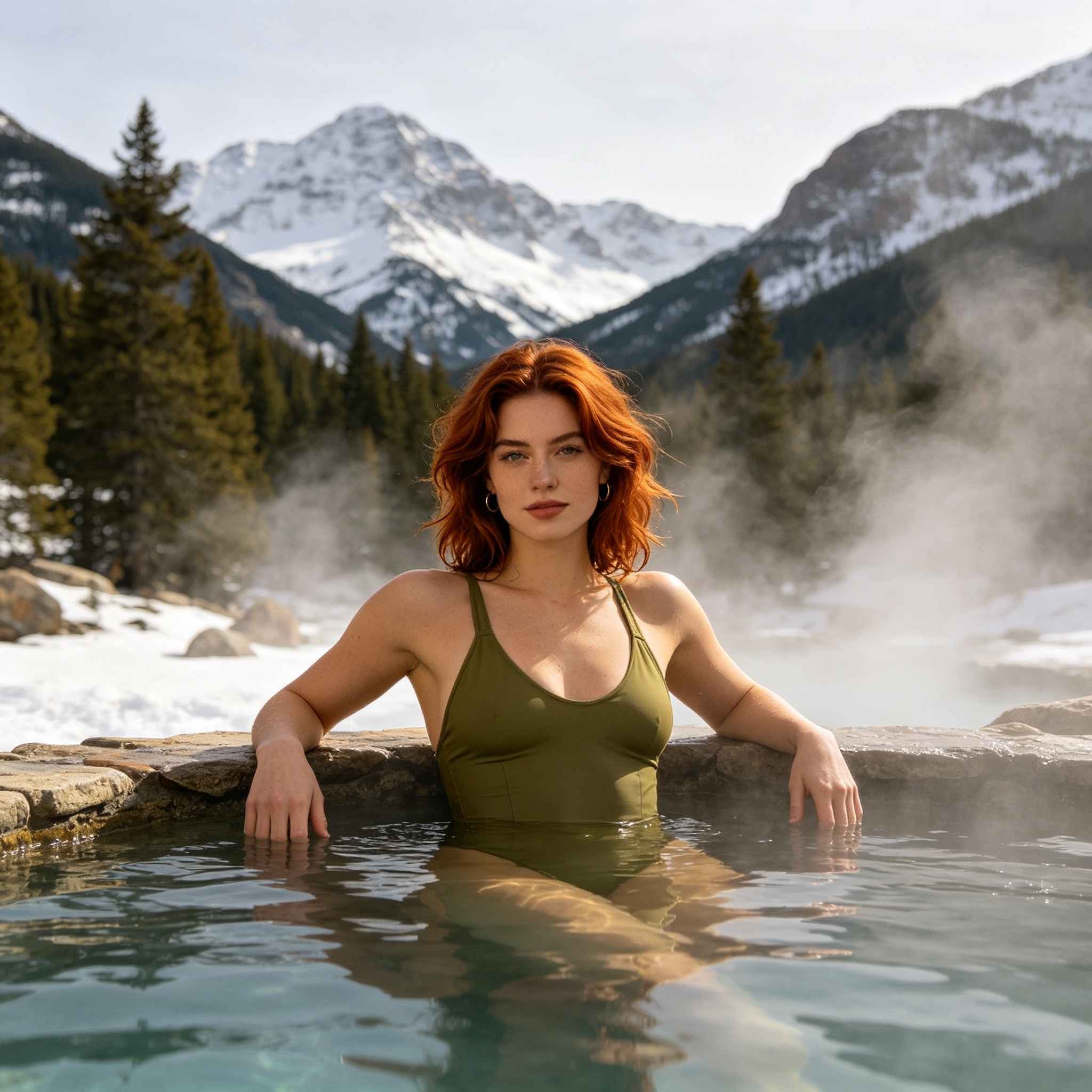Colorado mountain spring bikini style example